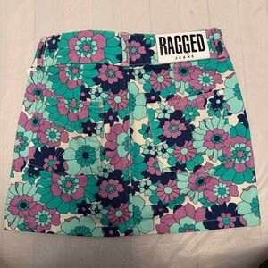 Vibrant Corduroy Mini Skirt